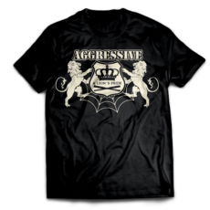 AGGRESSIVE - Lions Pride - T-Shirt, black